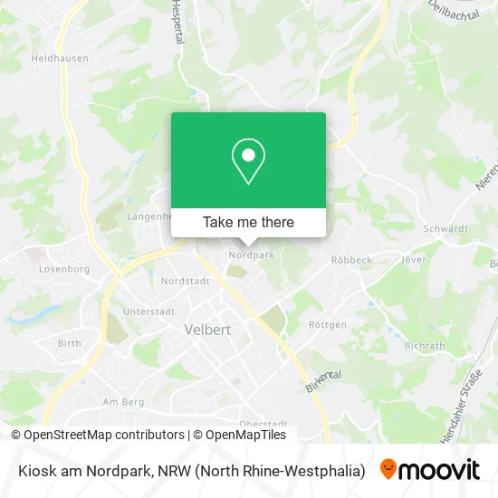 Карта Kiosk am Nordpark