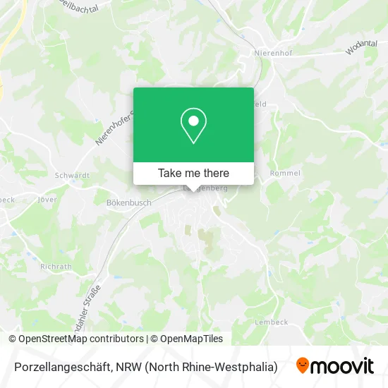 Карта Porzellangeschäft