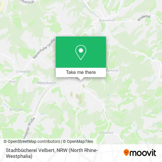 Карта Stadtbücherei Velbert