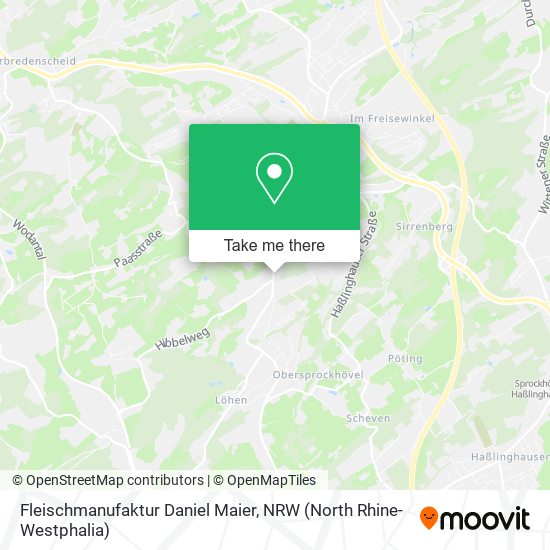 Fleischmanufaktur Daniel Maier map