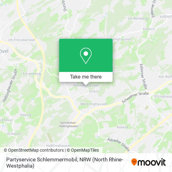 Partyservice Schlemmermobil map