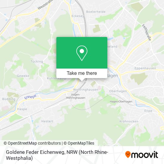 Goldene Feder Eichenweg map