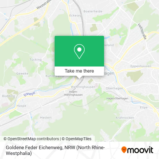 Goldene Feder Eichenweg map