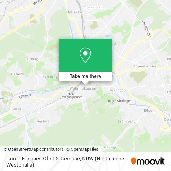 Gora - Frisches Obst & Gemüse map