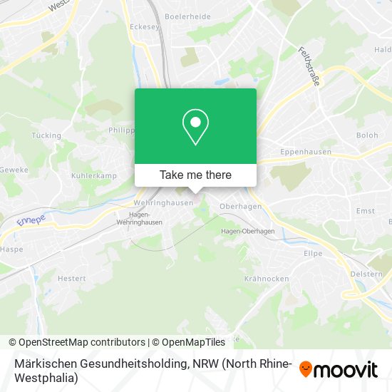 Märkischen Gesundheitsholding map