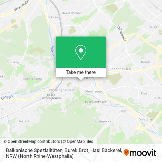 Balkanische Spezialitäten, Burek Brot, Hasi Bäckerei map