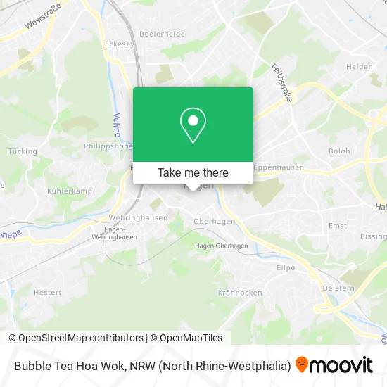 Карта Bubble Tea Hoa Wok