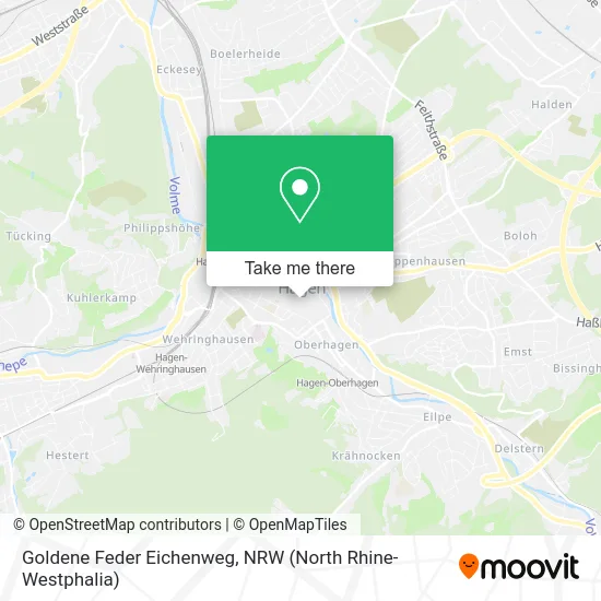 Карта Goldene Feder Eichenweg