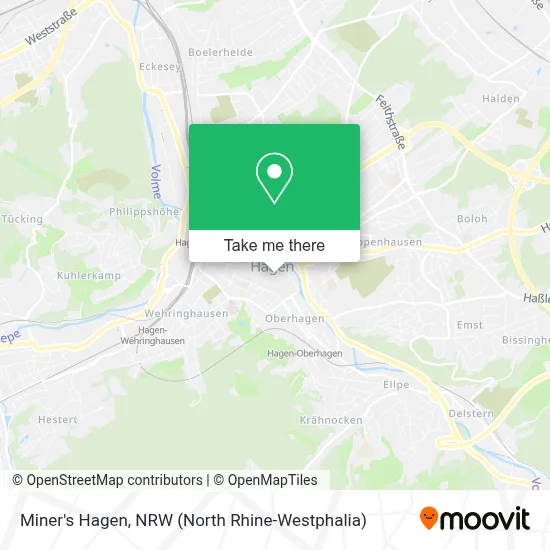 Miner's Hagen map