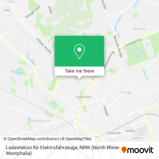 Карта Ladestation für Elektrofahrzeuge
