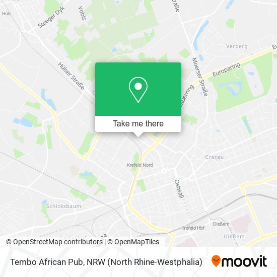 Карта Tembo African Pub