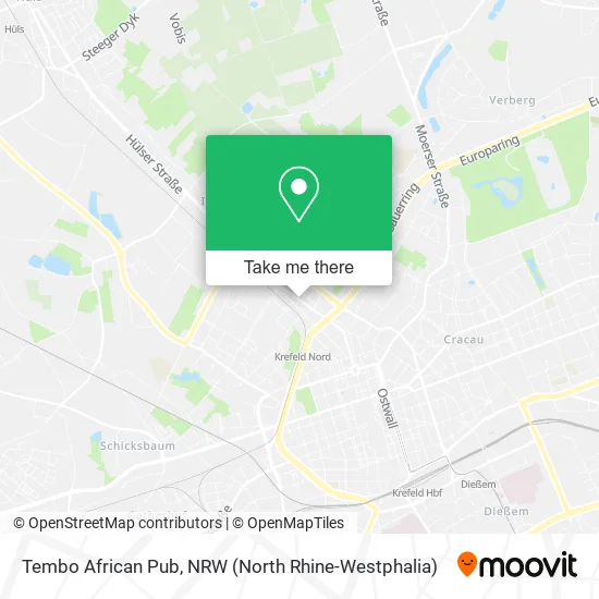 Карта Tembo African Pub