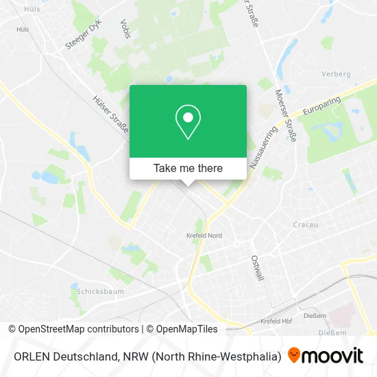 ORLEN Deutschland map