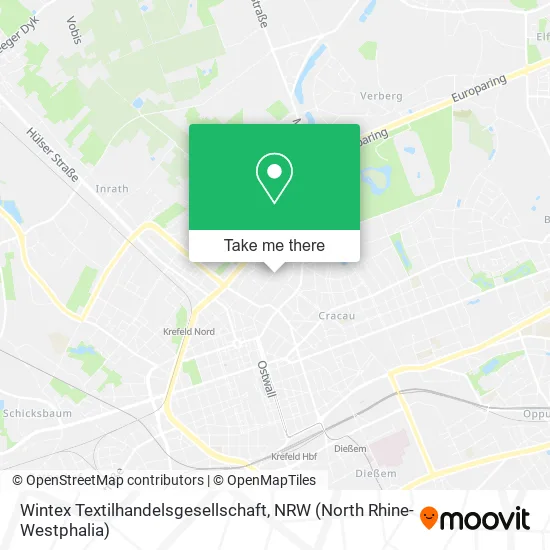 Карта Wintex Textilhandelsgesellschaft
