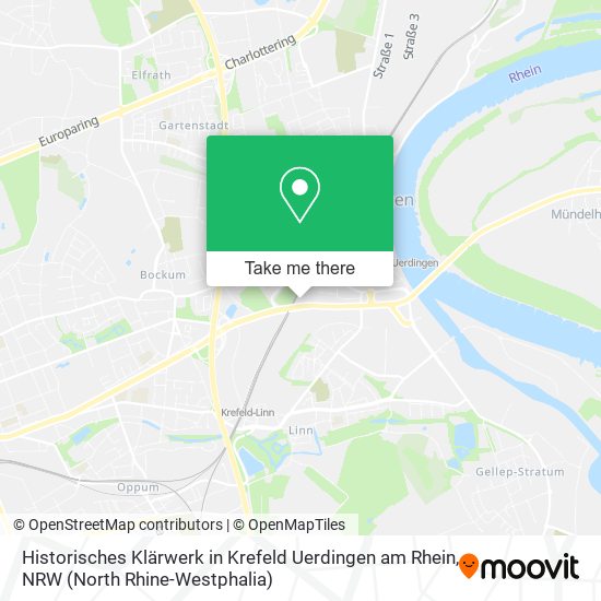 Historisches Klärwerk in Krefeld Uerdingen am Rhein map