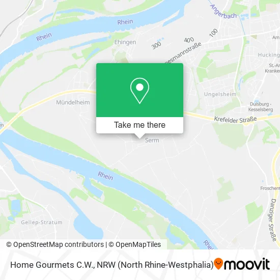 Home Gourmets C.W. map