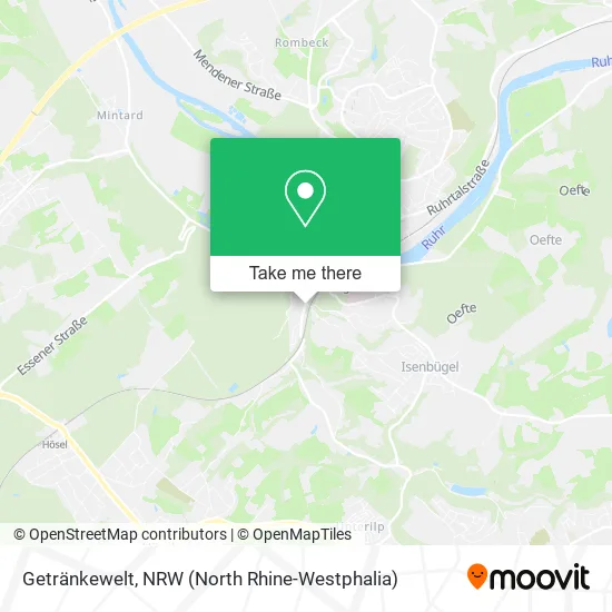 Карта Getränkewelt