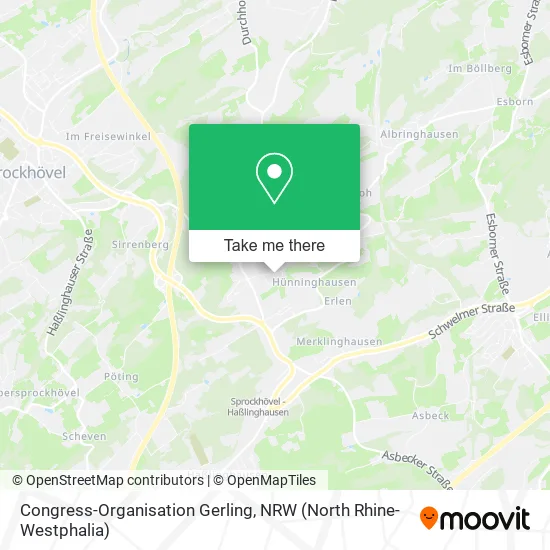 Карта Congress-Organisation Gerling