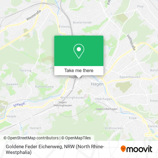 Карта Goldene Feder Eichenweg