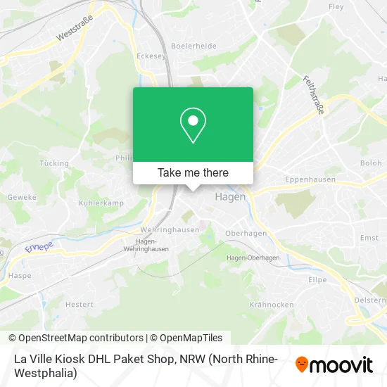 Карта La Ville Kiosk DHL Paket Shop
