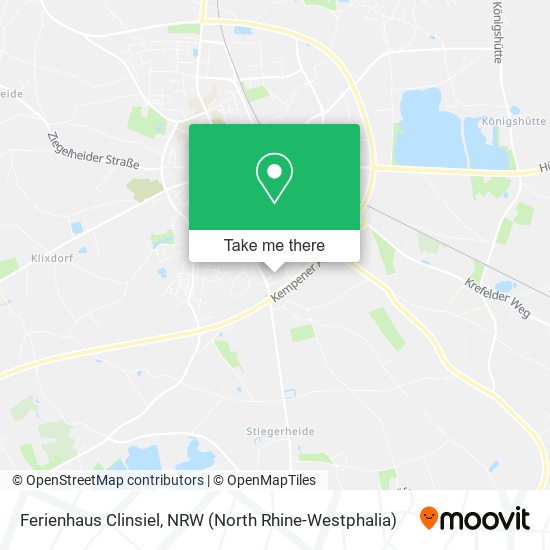 Ferienhaus Clinsiel map