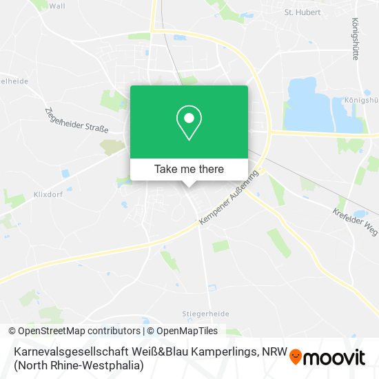 Karnevalsgesellschaft Weiß&Blau Kamperlings map