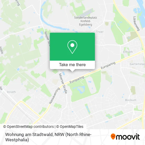 Wohnung am Stadtwald map