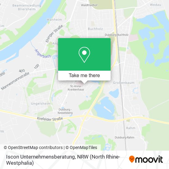 Iscon Unternehmensberatung map