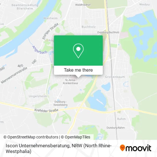 Карта Iscon Unternehmensberatung