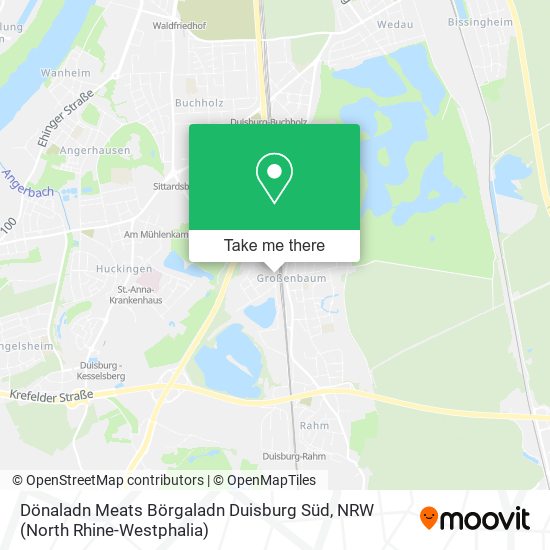 Dönaladn Meats Börgaladn Duisburg Süd map