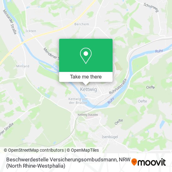Beschwerdestelle Versicherungsombudsmann map