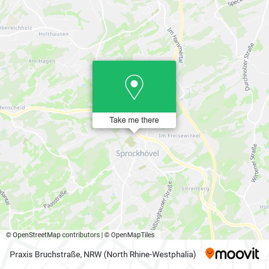 Praxis Bruchstraße map
