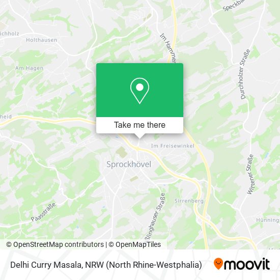 Delhi Curry Masala map