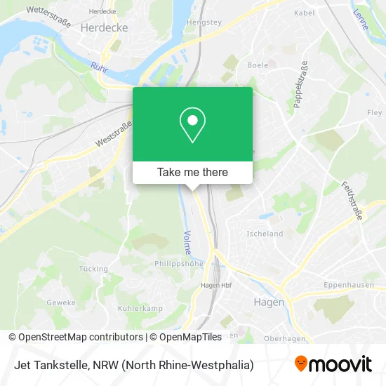 Карта Jet Tankstelle