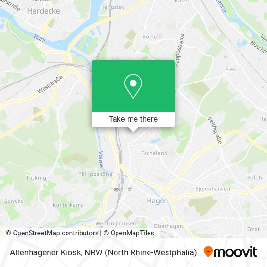 Altenhagener Kiosk map
