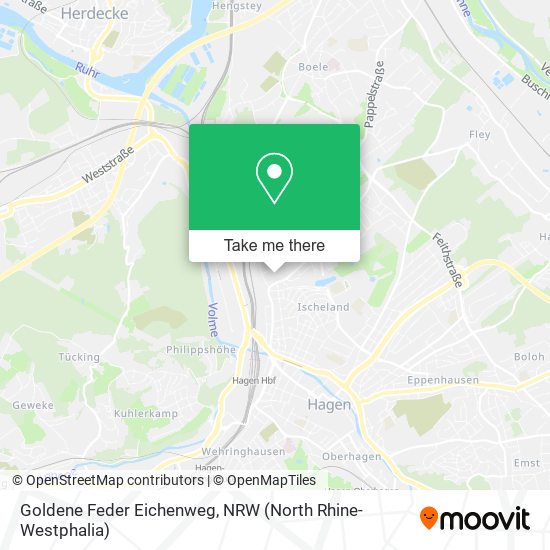 Goldene Feder Eichenweg map