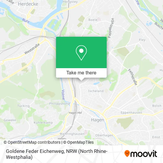 Карта Goldene Feder Eichenweg