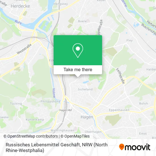Карта Russisches Lebensmittel Geschäft