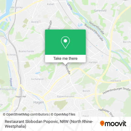 Карта Restaurant Slobodan Popovic