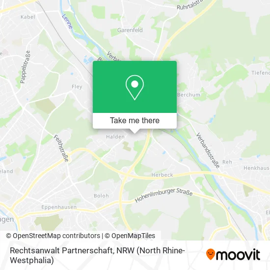 Карта Rechtsanwalt Partnerschaft