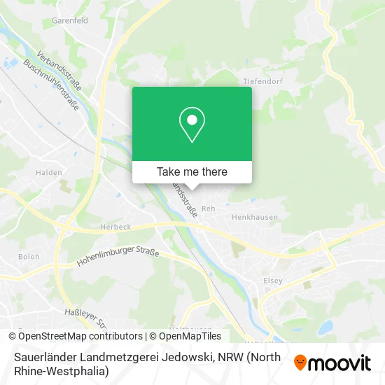 Sauerländer Landmetzgerei Jedowski map