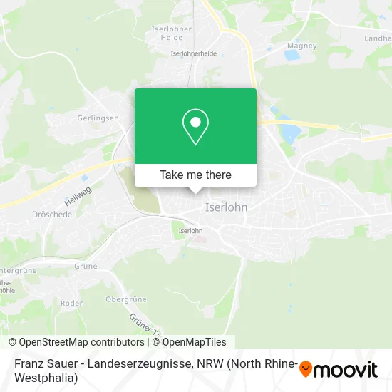 Карта Franz Sauer - Landeserzeugnisse