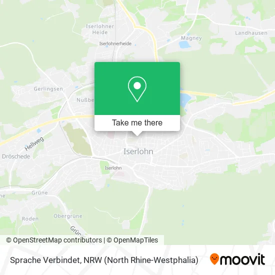 Карта Sprache Verbindet