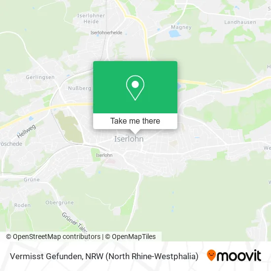 Vermisst Gefunden map