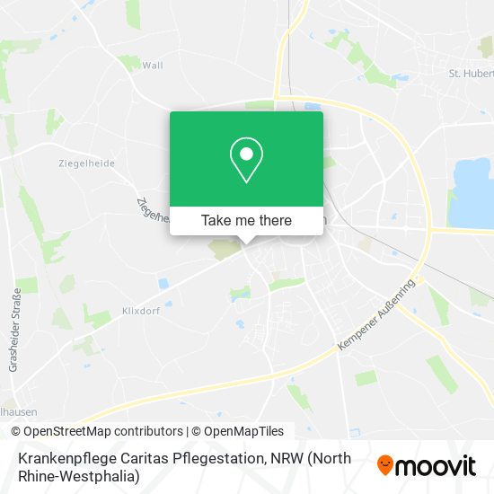 Krankenpflege Caritas Pflegestation map