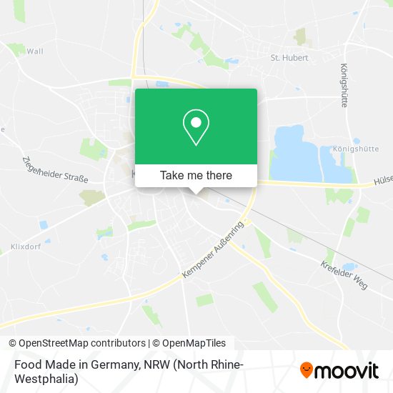 Food Made in Germany map