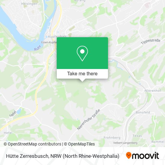 Hütte Zerresbusch map