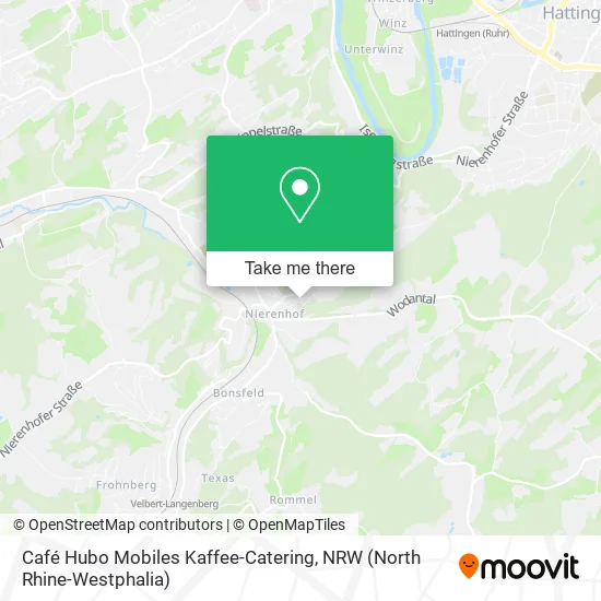 Карта Café Hubo Mobiles Kaffee-Catering