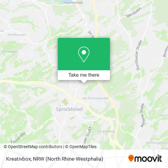 Карта Kreativbox