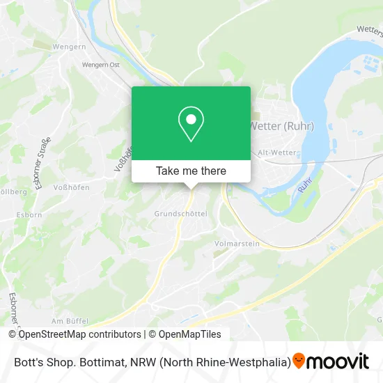 Bott's Shop. Bottimat map